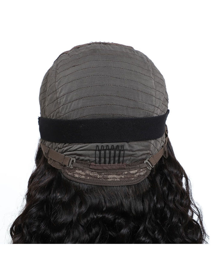 Charmanty High Volume Deep Wave Lace Front Wig 4x4 Invisible Lace Pre-plucked with Baby Hair