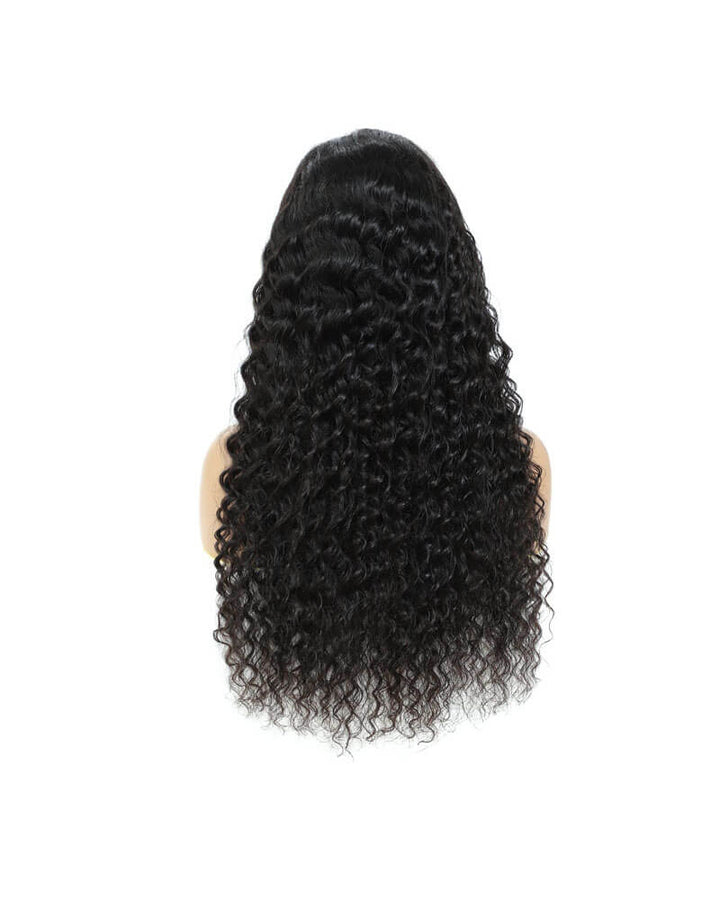 Charmanty High Volume Deep Wave Lace Front Wig 4x4 Invisible Lace Pre-plucked with Baby Hair