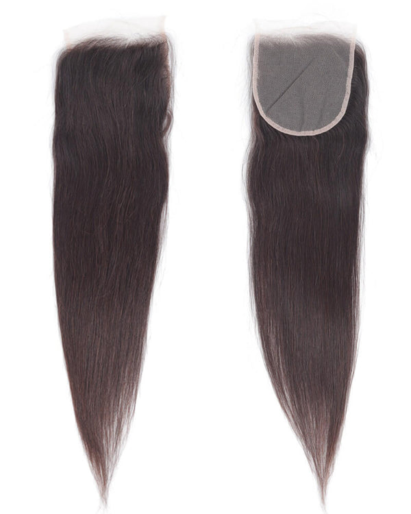 Charmanty Silky Straight 5X5 Closure Hair with Transparent Lace Invisible Knots