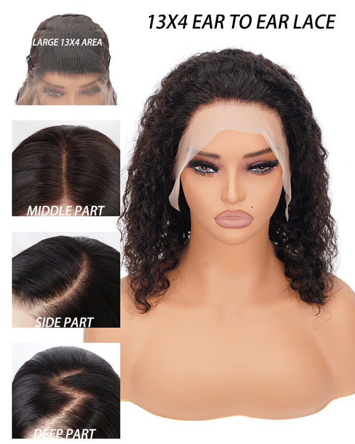 [Upgrade] Charmanty Graceful Water Wave Lace Front Wig 13X4 Invisible Lace