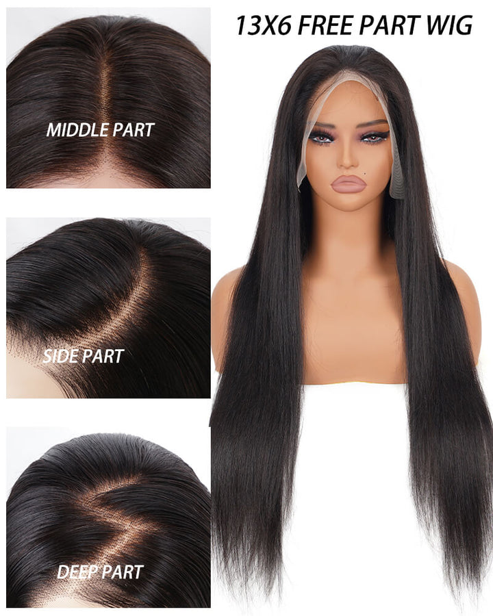 Charmanty Invisible 13x6 HD Lace Frontal Wig Natural Melted Lace Human Hair
