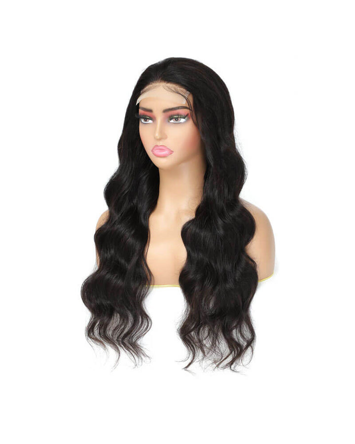 Charmanty Breathable Body Wave 4X4 Closure Wig Invisible Lace 180% Density