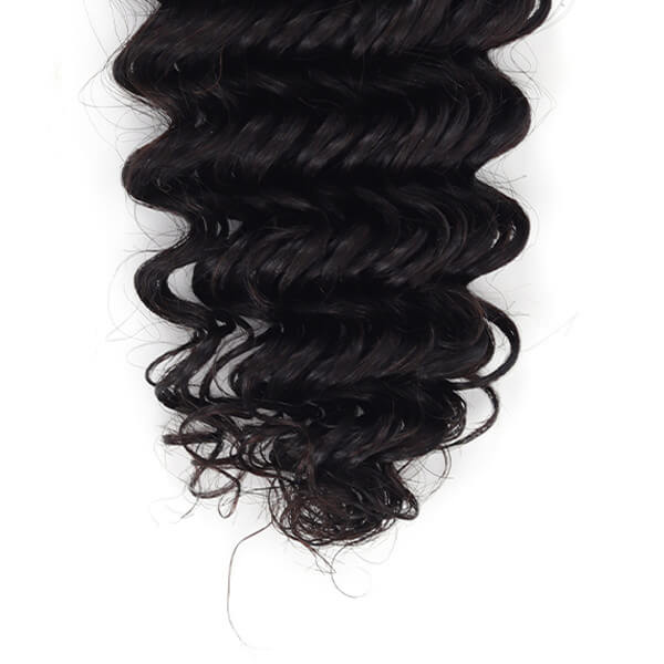 Charmanty Elegant Deep Curly Weave Human Hair 1 Bundle