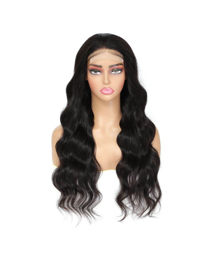 Charmanty Breathable Body Wave 4X4 Closure Wig Invisible Lace 180% Density