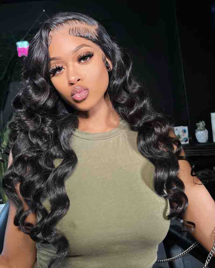 Charmanty Trendy 12 Inch Body Wave Wig Undetectable HD Lace Human Hair