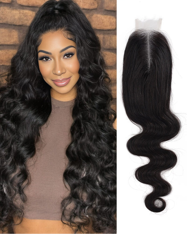 Charmanty Undetectable 2x6 HD Lace Closure Body Wave Human Hair