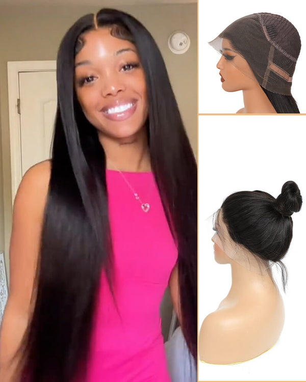Charmanty Silky Straight 360 Lace Wig Human Hair Super Natural Looking