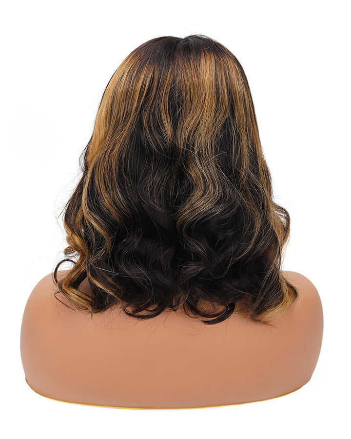 Charmanty Lustrous Highlight Body Wave Wig 13x4 Natural Melted Lace