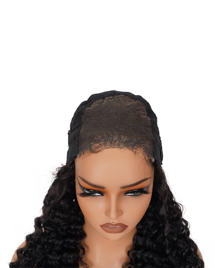 Charmanty Wear And Go Glueless Wig Human Hair With 5x5 HD Lace Closure Deep Wave