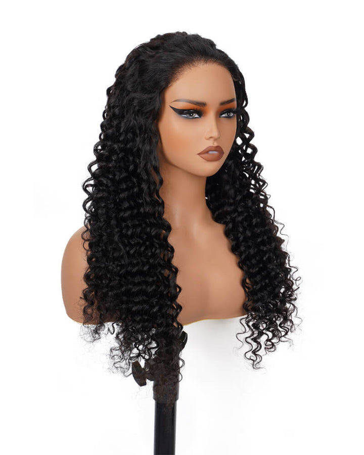 Charmanty Wear And Go Glueless Wig Human Hair With 5x5 HD Lace Closure Deep Wave