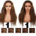 Charmanty Put On And Go Chestnut Brown Highlight Wig 5x5 Undetectable HD Lace Deep Wave