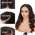 Charmanty Gorgeous Black to Chestnut Brown Ombre Loose Wave Wig Glueless 5x5 Undetectable HD Lace