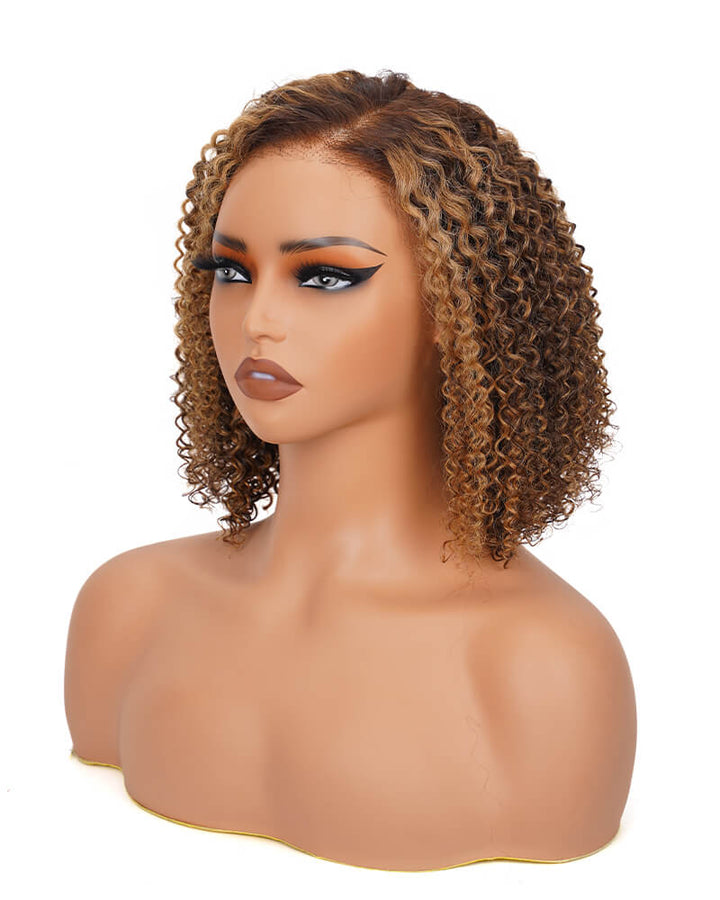 Charmanty Honey Brown Wig with Blonde Highlights 6x4 Wear & Go Glueless HD Lace