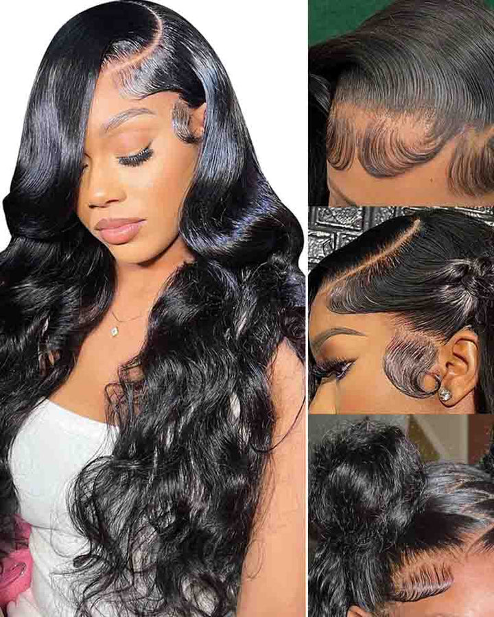 Charmanty Versatile Body Wave Closure Wig with 13x4 Frontal Wig 