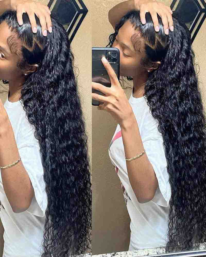 Charmanty Beginner Friendly Deep Wave Curly Wig Natural Hairline