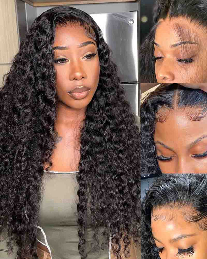 Charmanty Easy to Install Deep Wave BOB Wig 4x4 Closure Lace